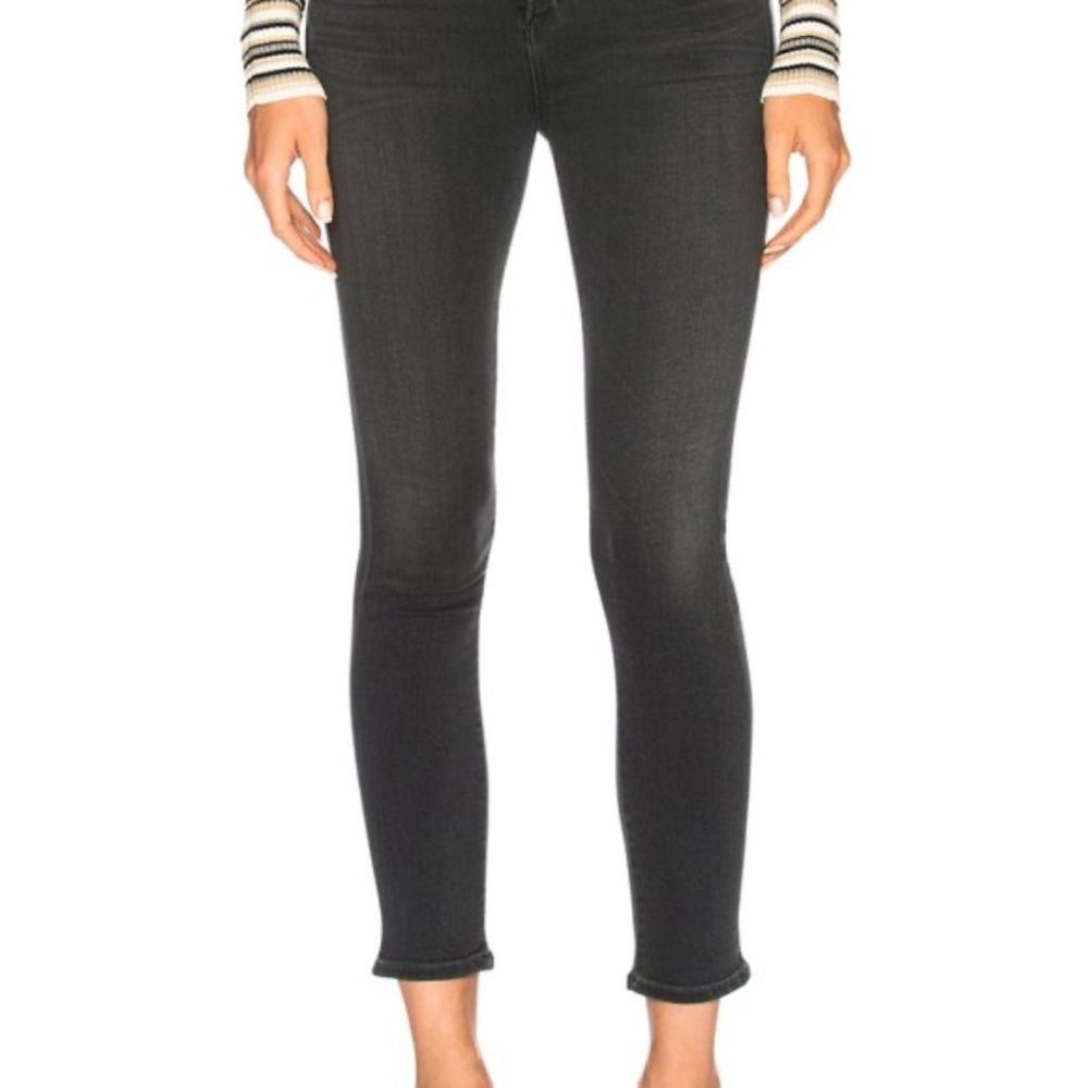 Citizens of Humanity Rocket High Rise Crop Skinny Jeans Size 27 in Washed Black